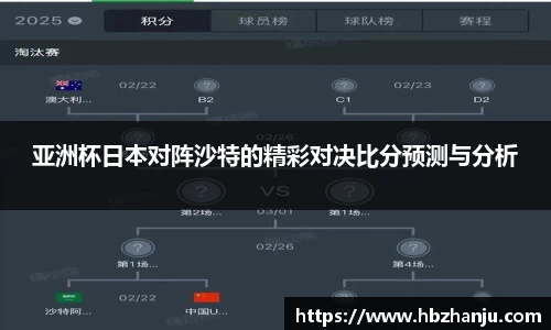 亚洲杯日本对阵沙特的精彩对决比分预测与分析